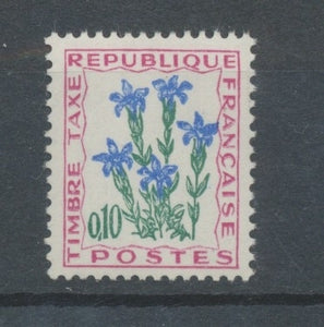 Fleurs des Champs. N°96 10c.carmin, vert et outremer N** YX96