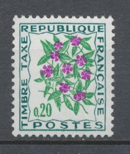 Fleurs des Champs. N°98 20c. Mauve,vert clair et vert foncé N** YX98