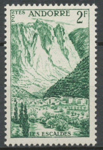 Andorre français N°139, 2f. vert NEUF** ZA139