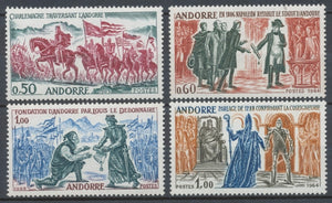 Andorre Français Série N°167 à 170  NEUF** ZA170S