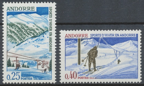 Andorre Français Série N°175 + 176  NEUFS** ZA176S