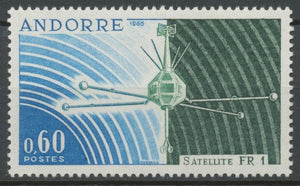 Andorre FR N°177 60c Vert foncé/vert N** ZA177