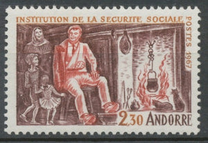 Andorre FR N°183 2f.30 brun-violet/rouge NEUF** ZA183