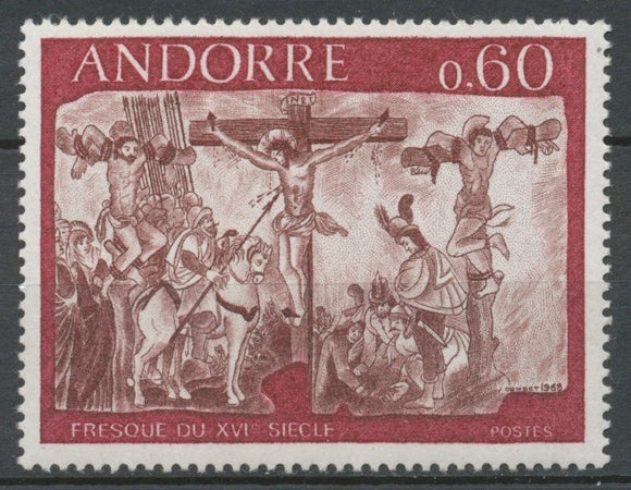 Andorre Français N°193 60c. rouge et bistre NEUF** ZA193