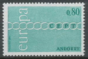 Andorre Français N°213 80c. émeraude NEUF** ZA213