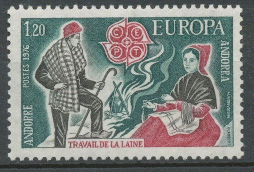 Andorre Français N°254, 1f.20 NEUF** ZA254