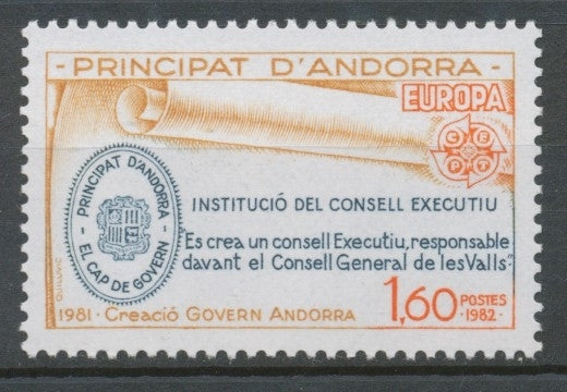 Andorre Français N°300 1f.60 Europa N** ZA300