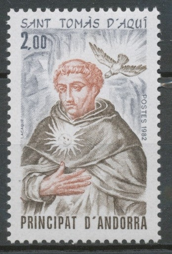 Andorre FR N°309 2f. St Thomas d'Aquin N** ZA309