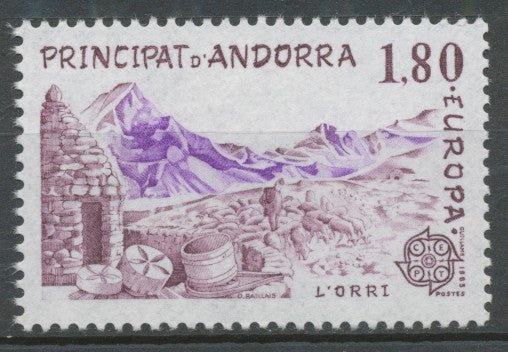 Andorre FR N°313 1f.80 L'Orri NEUF** ZA313