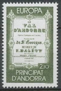Andorre Français N°339 2f.10 Vert NEUF** ZA339