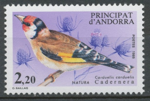 Andorre FR N°343 2f.20 Oiseaux NEUF** ZA343