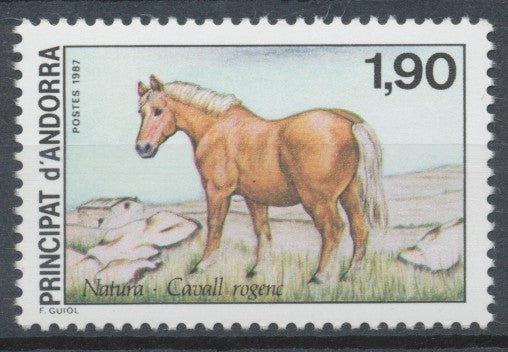 Andorre Français N°361 1f.90 Cheval NEUF** ZA361