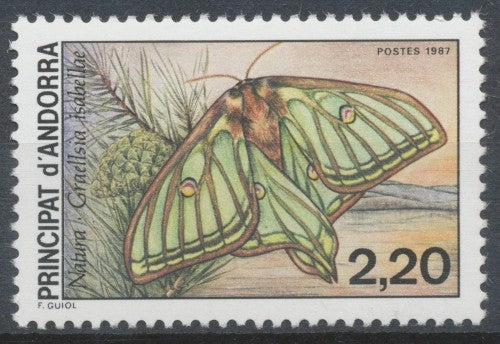 Andorre FR N°362 2f.20 Papillon de nuit NEUF** ZA362
