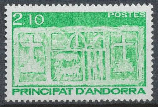 Andorre Français N°390, 2f.10 vert NEUF** ZA390