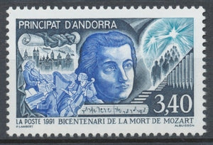 Andorre Français N°408 3f.40 Mozart NEUF** ZA408