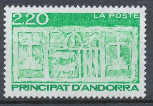Andorre Français N°410 2f.20 vert NEUF** ZA410