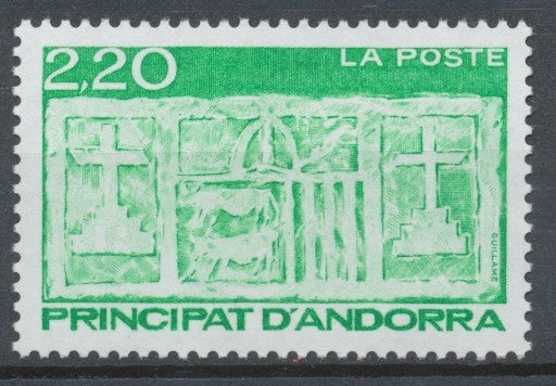 Andorre Français N°410 2f.20 vert NEUF** ZA410