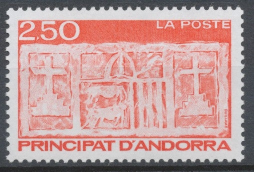 Andorre Français N°411 2f.50 rouge NEUF** ZA411