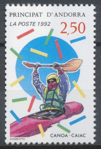 Andorre FR N°418 2f.50 Canoë kayak N** ZA418