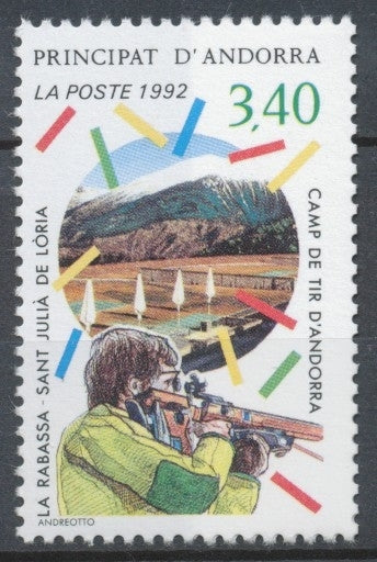 Andorre FR N°419 3f.40 Tir à la carabine N** ZA419