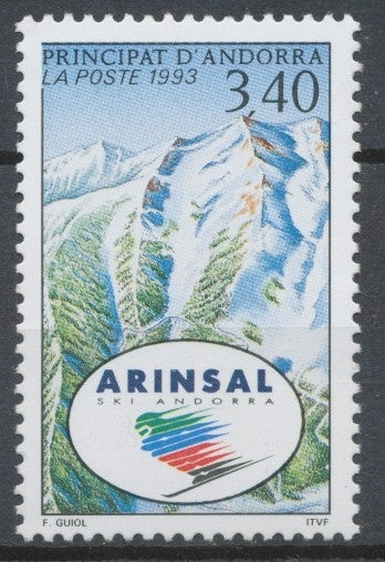 Andorre FR N°426 3f.40 Stations de ski N** ZA426