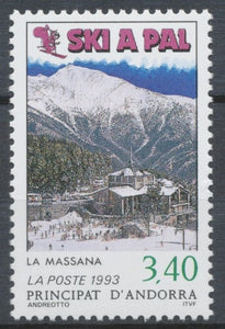 Andorre FR N°429 3f.40 Stations de ski N** ZA429
