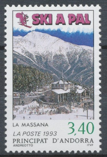 Andorre FR N°429 3f.40 Stations de ski N** ZA429