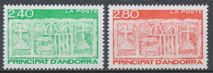 Andorre FR Série N°436 + N°437 NEUFS** ZA437S