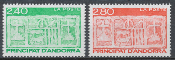 Andorre FR Série N°436 + N°437 NEUFS** ZA437S