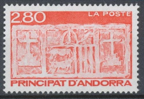 Andorre Français N°437 2f.80 rouge NEUF** ZA437
