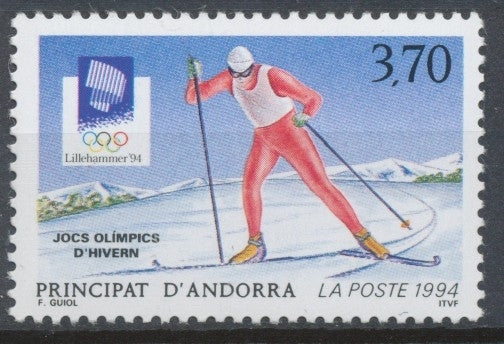 Andorre FR N°441 3f.70 Jeux olympiques N** ZA441