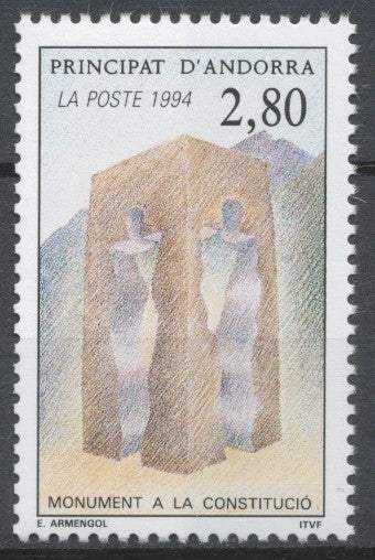 Andorre Français N°442, 2f.80 NEUF** ZA442