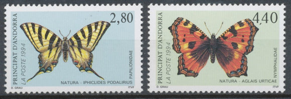 Andorre FR Série N°451 + N°452 NEUFS** ZA452S