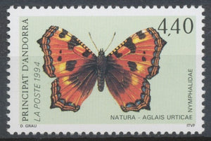 Andorre FR N°452 4f.40 Papillons NEUF** ZA452