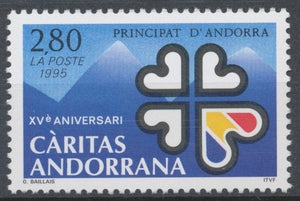 Andorre Français N°456, 2f.80 NEUF** ZA456