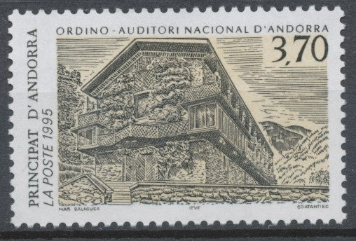 Andorre FR N°460 3f.70 noir et crème N** ZA460