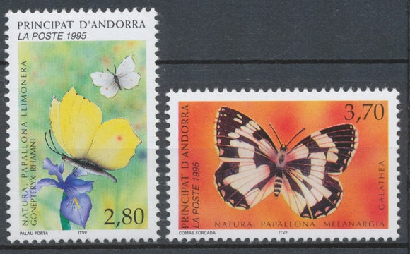 Andorre FR Série N°462 + N°463 NEUFS** ZA463S