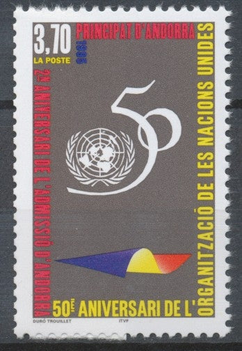 Andorre Français N°465, 3f.70 NEUF** ZA465