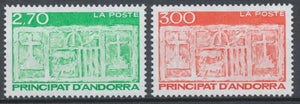 Andorre FR Série N°472 + N°473 NEUFS** ZA473S