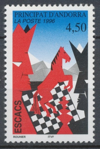 Andorre FR N°477 4f.50 Les échecs NEUF** ZA477