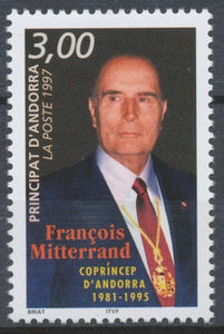 Andorre Français N°484 3f. Portrait NEUF** ZA484