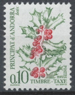Andorre FR Timbre-Taxe N°53 10c. Flore N** ZAT53
