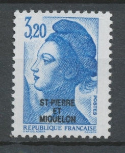 SPM  N°466 T-P de France de 1982 à 1985 3f 20  Bleu (2377) ZC466