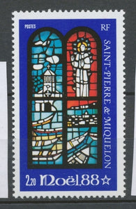 Saint-pierre et miquelon N°496 Noël. 2f.20 Vitrail ZC496