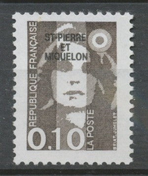 SPM  N°514 Marianne du Bicentenaire 10c Bistre-noir (2617) ZC514