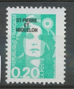 SPM  N°515 Marianne du Bicentenaire. 20c. émeraude (2618) ZC515