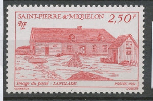 SPM  N°538 Images du passé. 1f.70 bleu Langlade ZC538