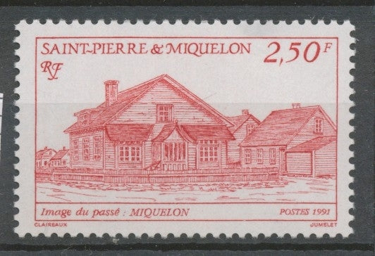SPM  N°539 Images du passé. 1f.70 bleu Miquelon ZC539