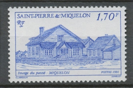 SPM  N°543 Images du passé. 2f.50 rouge Miquelon ZC543