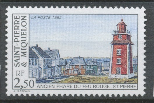 SPM  N°563 Les phares 2f50 Ancien phare du Feu Rouge; St-Pierre ZC563